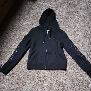 Black Victoria's Secret Pink Hoodie L